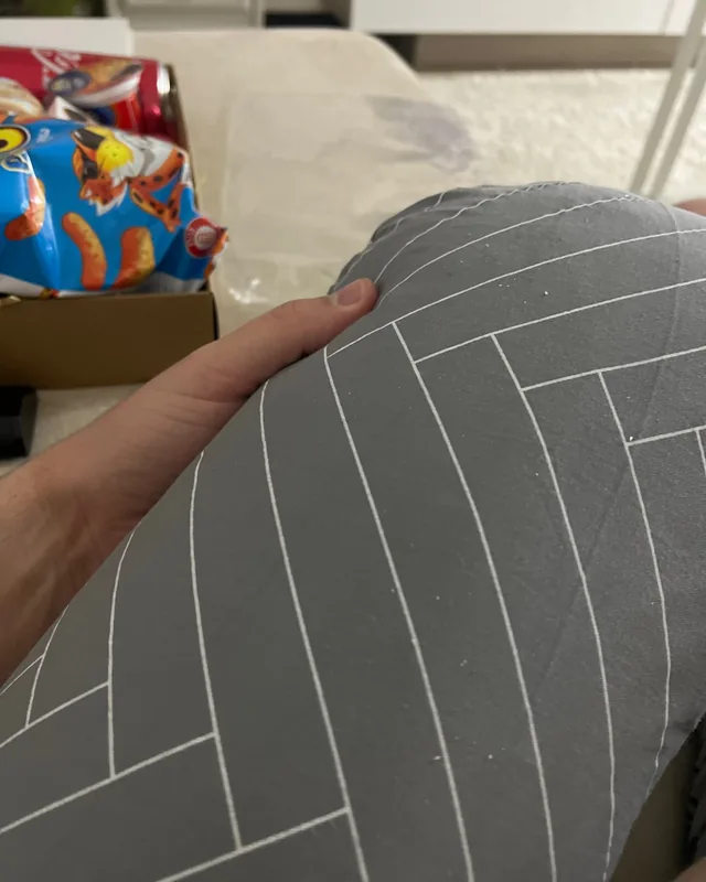 The Pregnancy Pillow U-shaped pregnancy pillow, photographed by a buyer in Israel